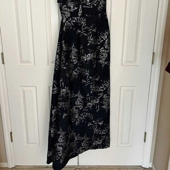 NWT Nicole Bakti 7176  Mother of the Bride Dress Navy/Silver Size 4 - Picture 11 of 11